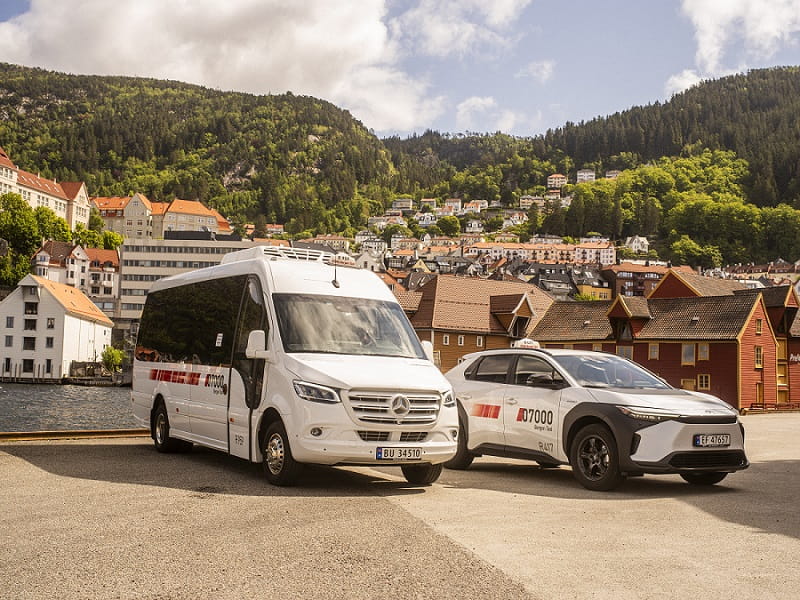 Bergen taxi buss og bil